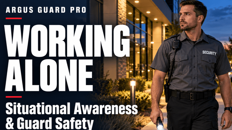 Working Alone: Situational Awareness & Guard Safety