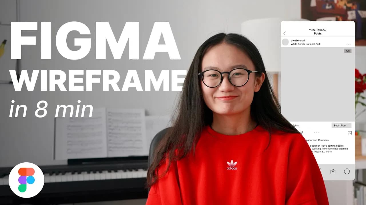 Figma UX tutorial for beginners - Wireframe thumbnail