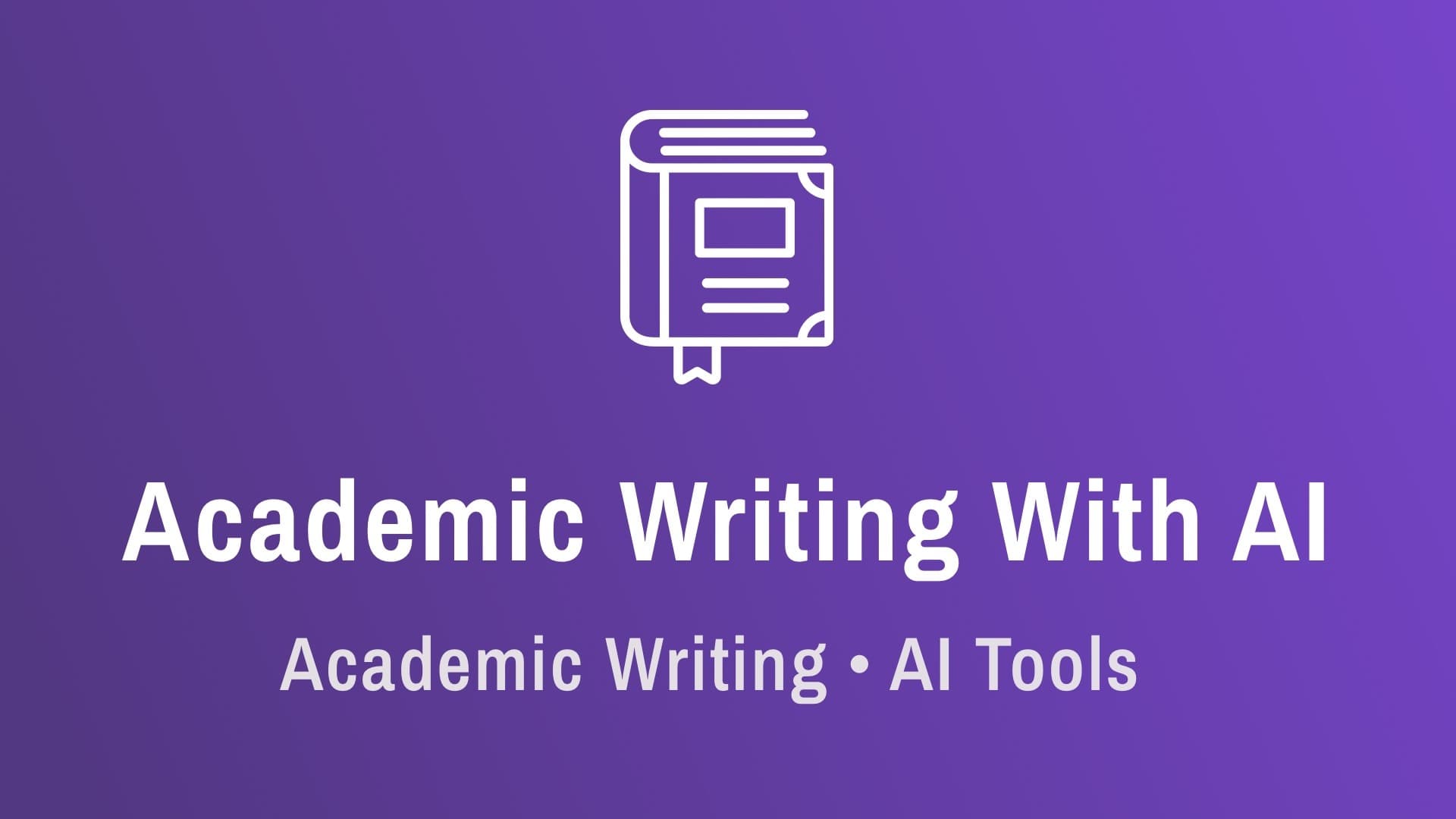 Academic Writing With AI