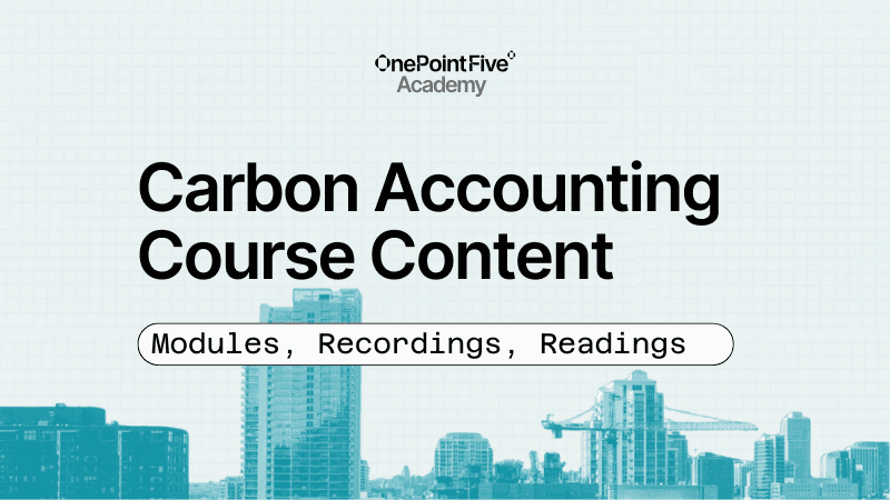 Carbon Accounting Coursebook 