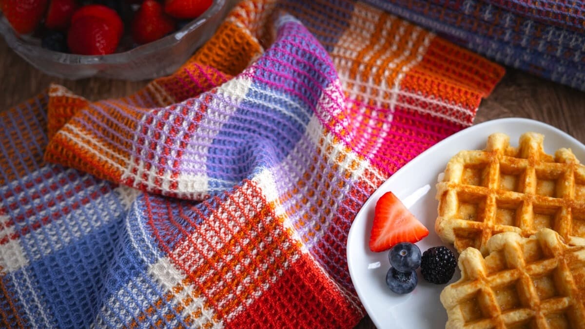 Weaving Waffle Weave