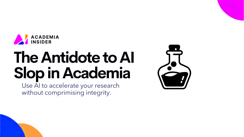 The Antidote to AI Slop in Academia