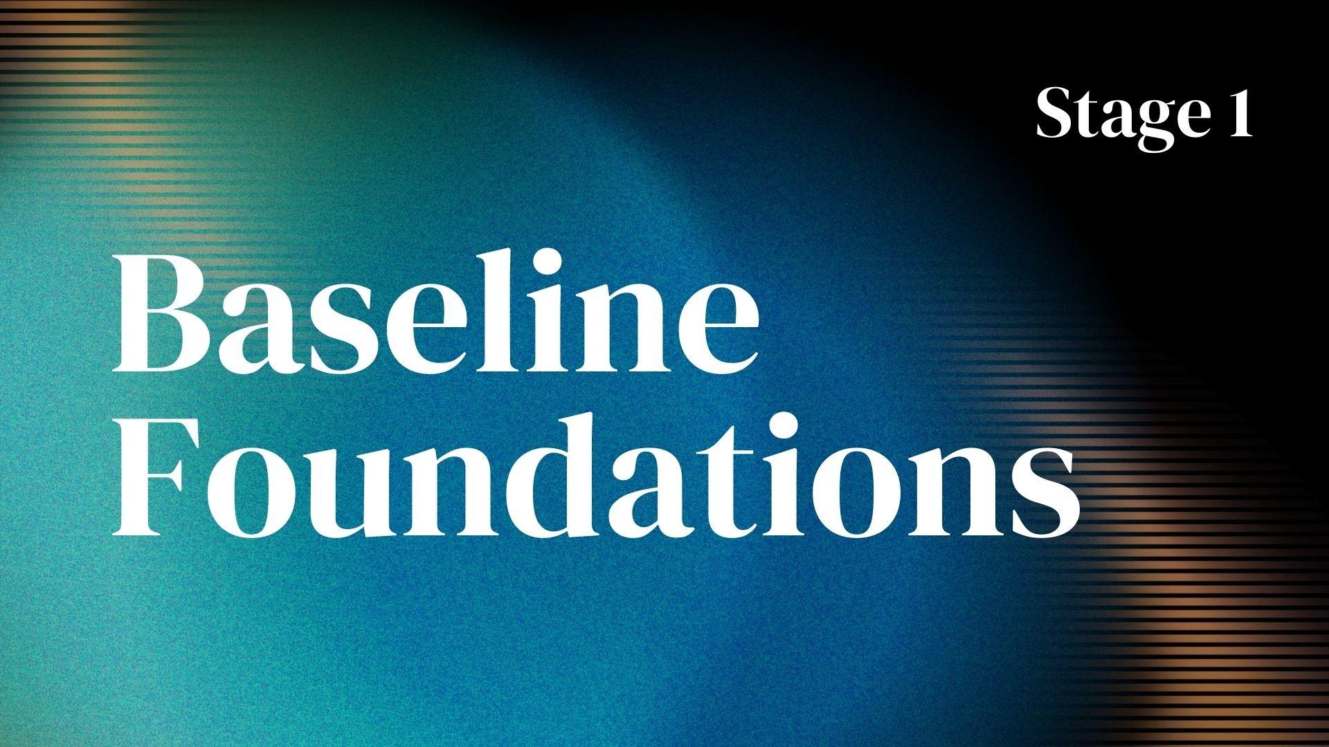 S1: Baseline Foundations