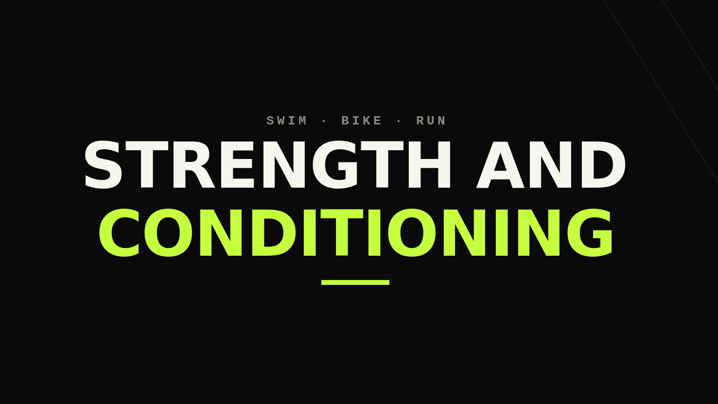 Strength & Conditioning 