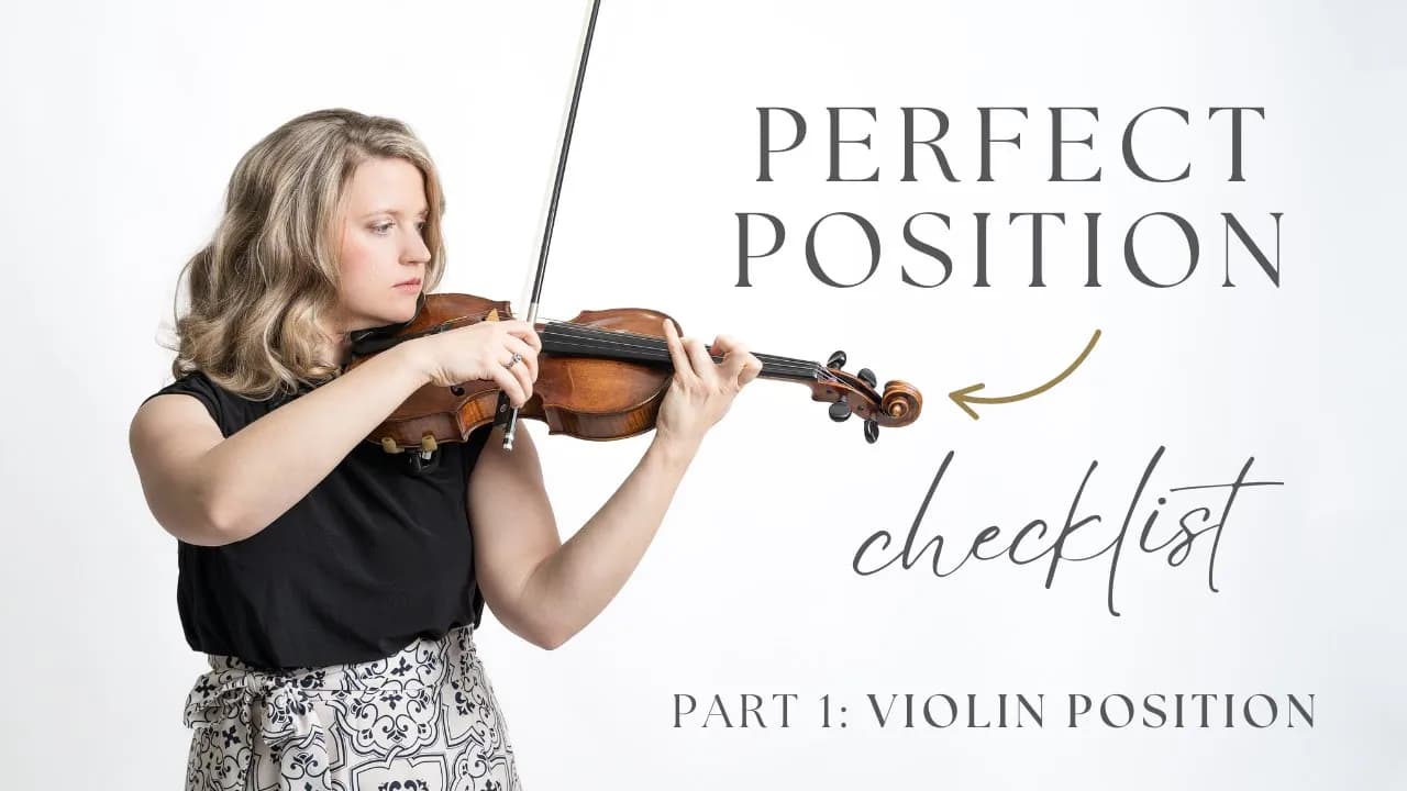 Violin Position Masterclass with Jessica Oberlin thumbnail