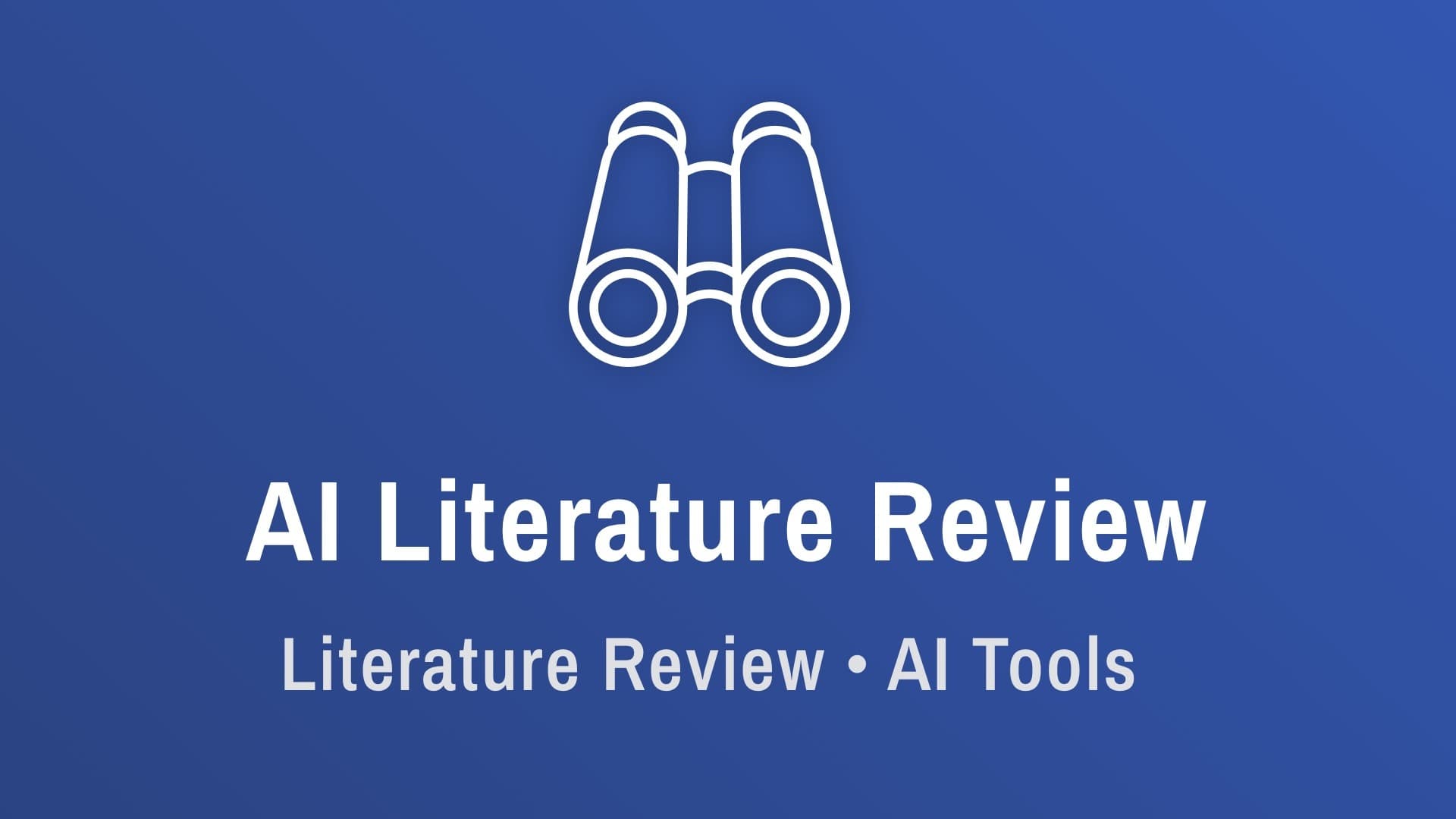 Effortless Lit Review