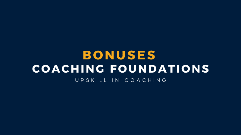 Coaching Foundations 