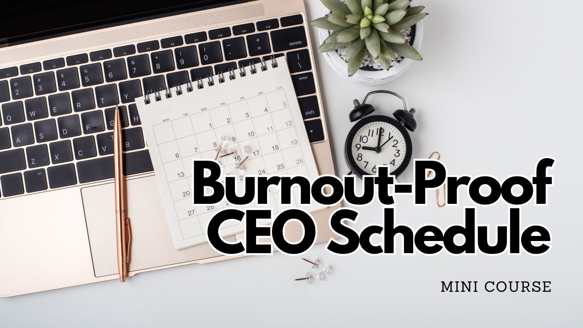 My CEO Schedule
