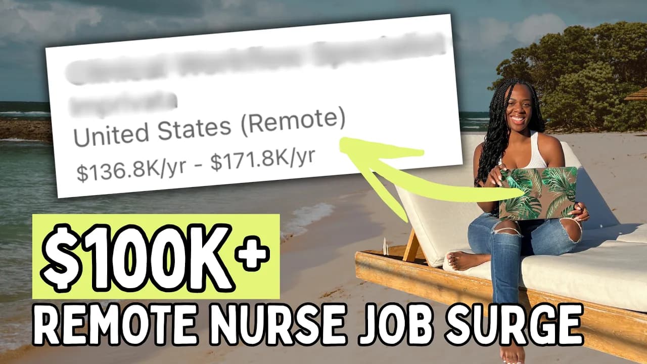 Remote Nurse Jobs that Pay More than Bedside thumbnail