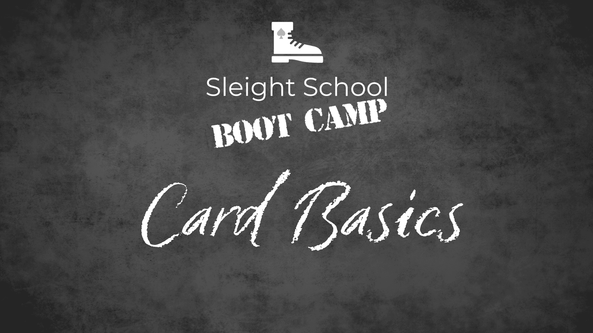 Card Basics Boot Camp