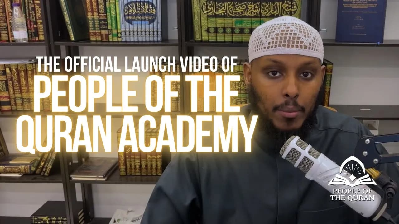 MAJOR ANNOUNCEMENT: Welcome to People of the Quran Academy! thumbnail