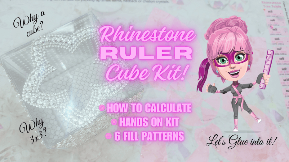 Rhinestone Ruler Cube Kit