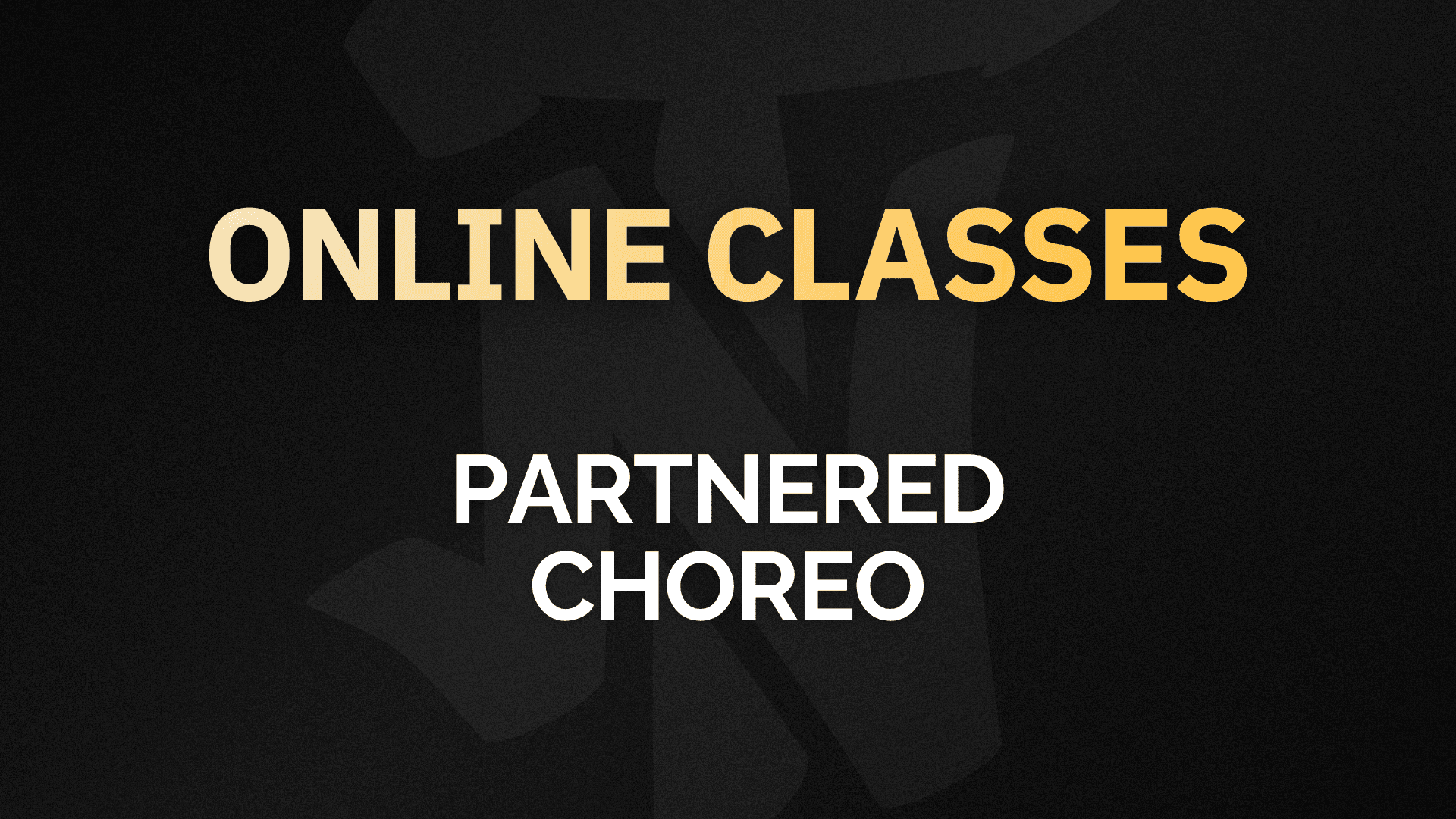 Partnered Choreographies