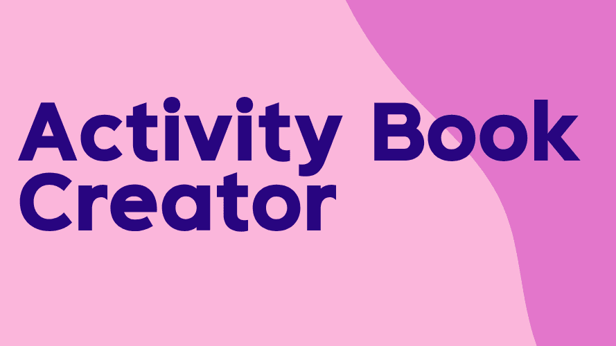 Activity Book Creator