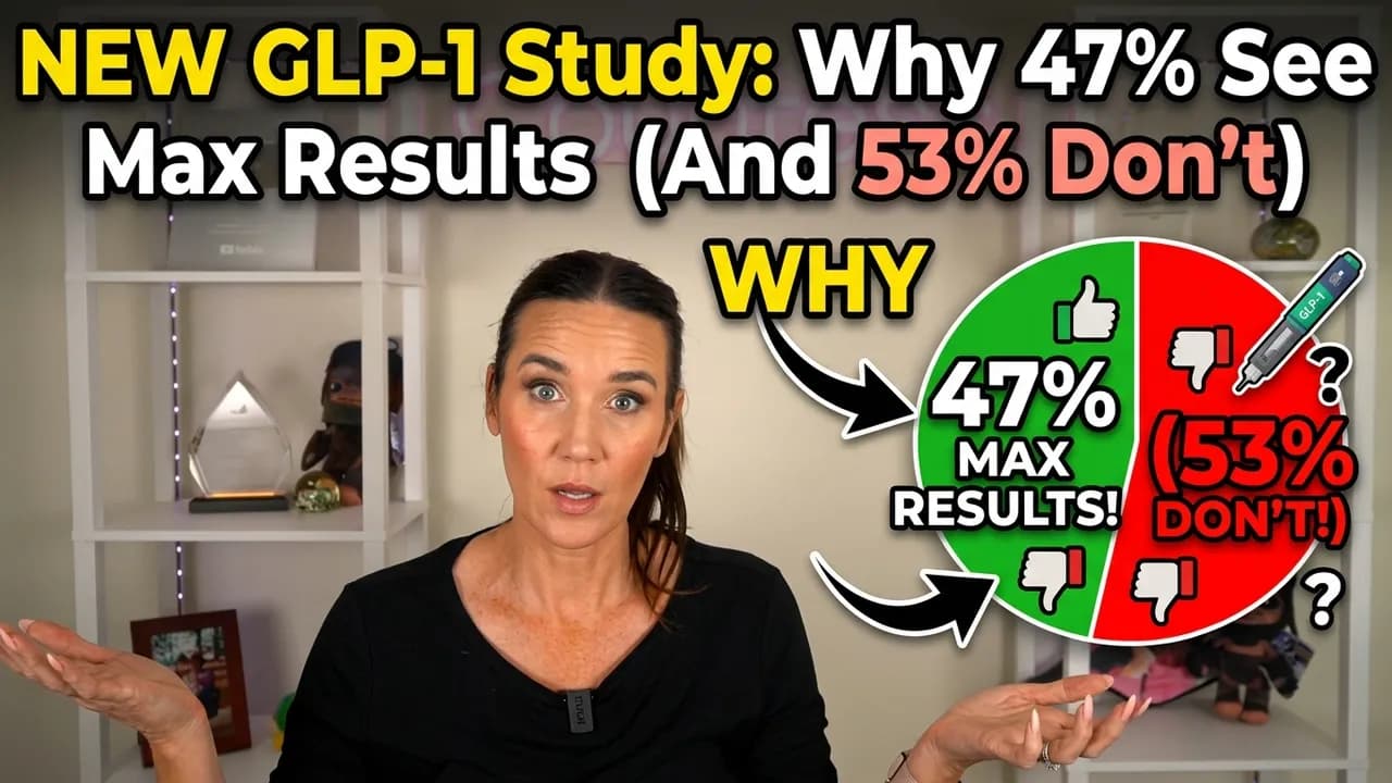 NEW GLP-1 Study: Why 47% See Max Results (And 53% Don't) thumbnail