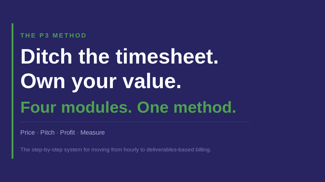 P3 Method Course 