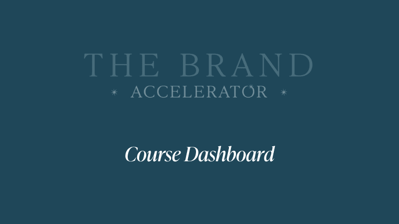 TBA | Course Dashboard *