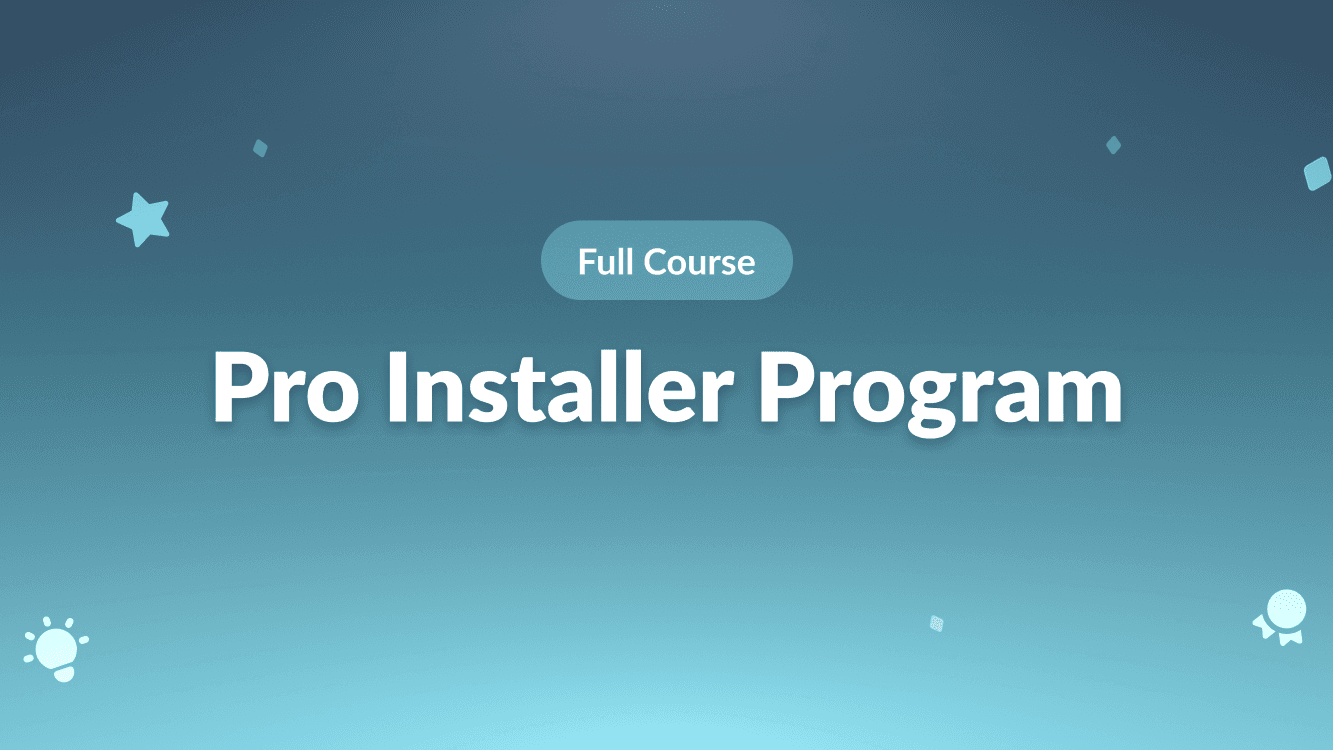 Pro Installer Program
