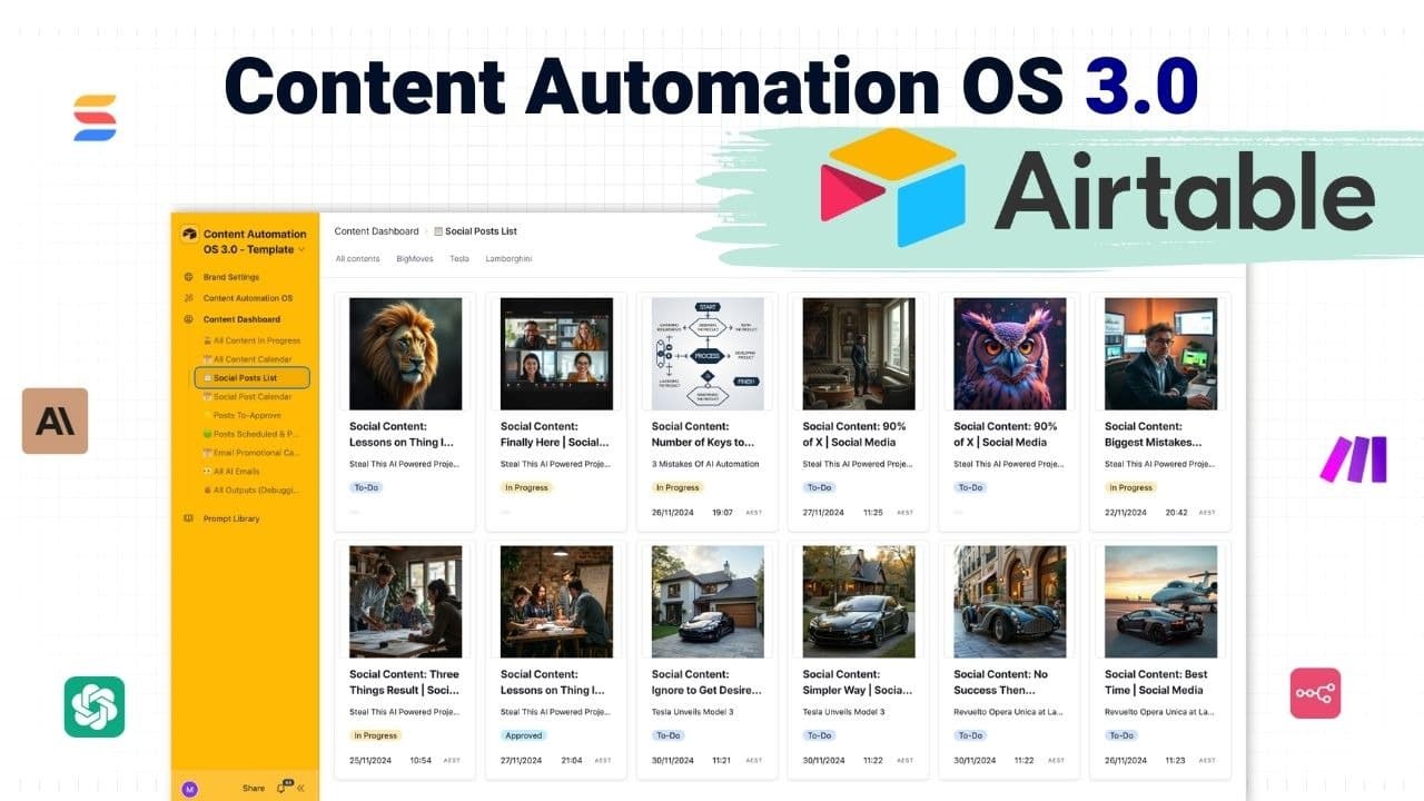 Content Automation OS | Airtable