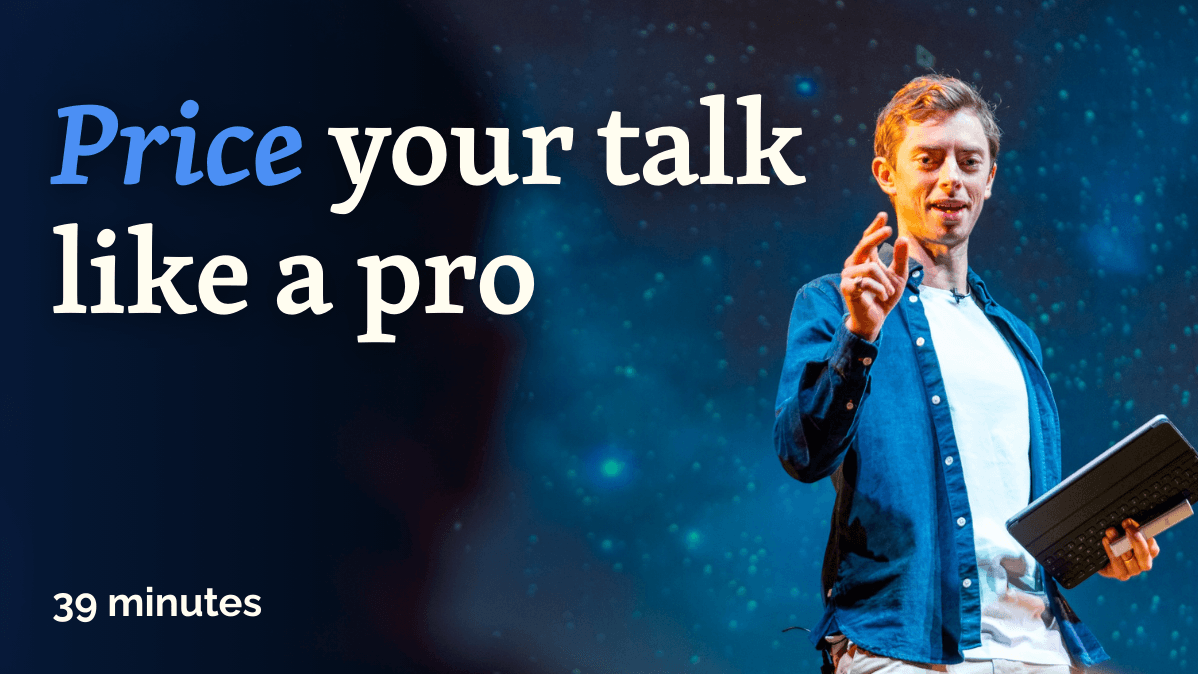 Price your Talk like a Pro