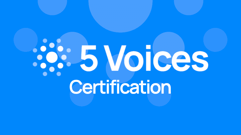 5 Voices Cert Course