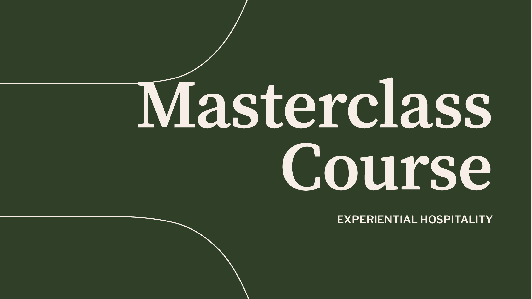 Masterclass Course