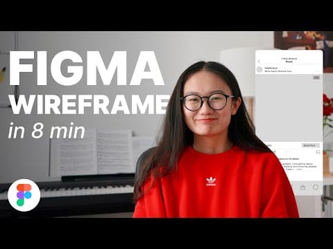 Figma UX tutorial for beginners - Wireframe thumbnail