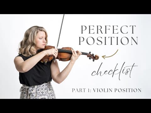 Violin Position Masterclass with Jessica Oberlin thumbnail